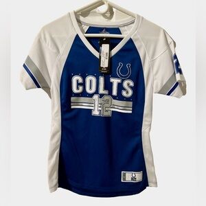 Indianapolis Colts V-Neck #12 Luck short sleeve- Small NWT